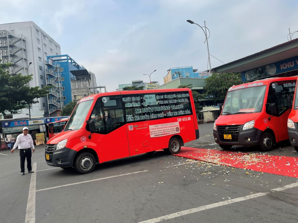 Từ ngày 24/12, 4 tuyến xe buýt liền kề TP Hồ Chí Minh- Đồng Nai chính thức hoạt động