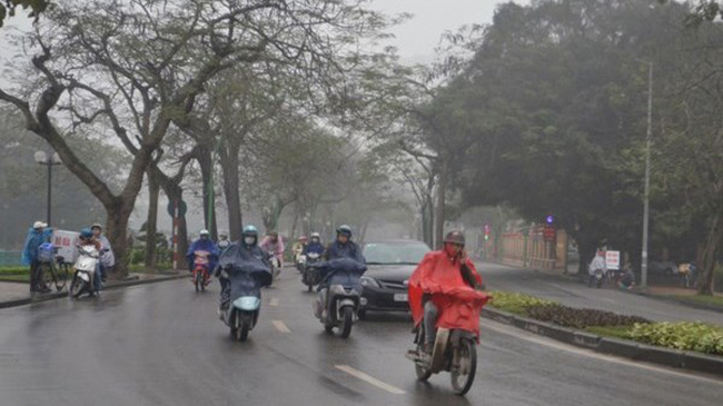Dự báo thời tiết ngày 8/2/2023: Hà Nội tiếp tục mưa phùn và sương mù