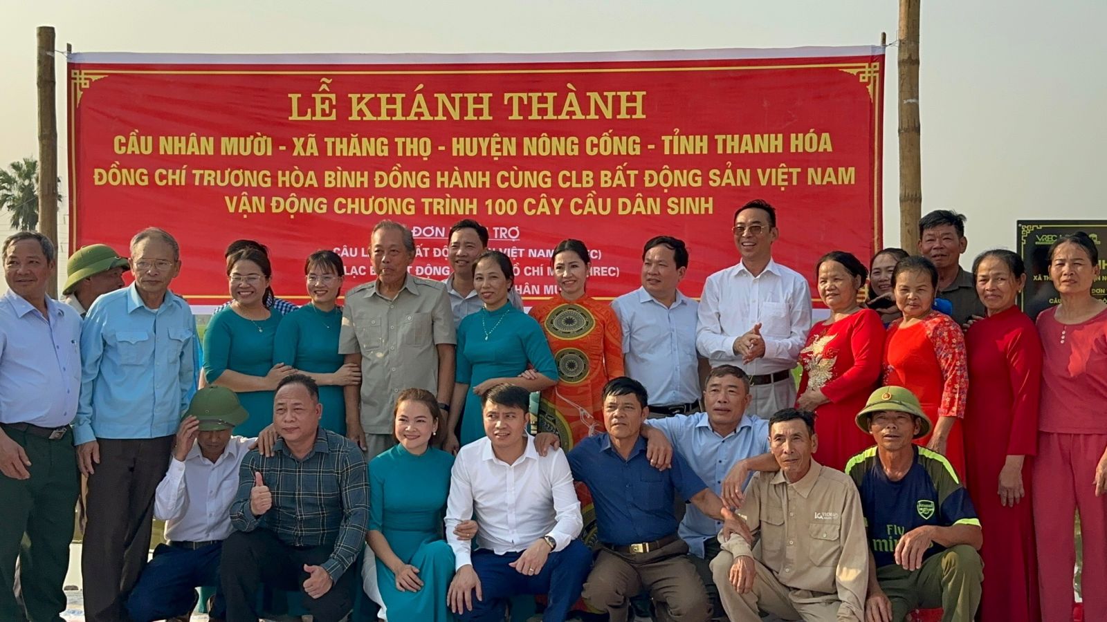 Thanh Hóa: Khánh thành, bàn giao 4 cây cầu tình nguyện tại Cẩm Thuỷ, Nông Cống