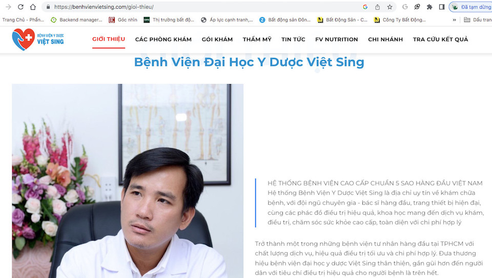 Vụ phòng khám đa khoa “đẻ ra” Bệnh viện thẩm mỹ Việt Sing – bài 3: Tổng Giám đốc Nguyễn Hữu Vị nói gì?