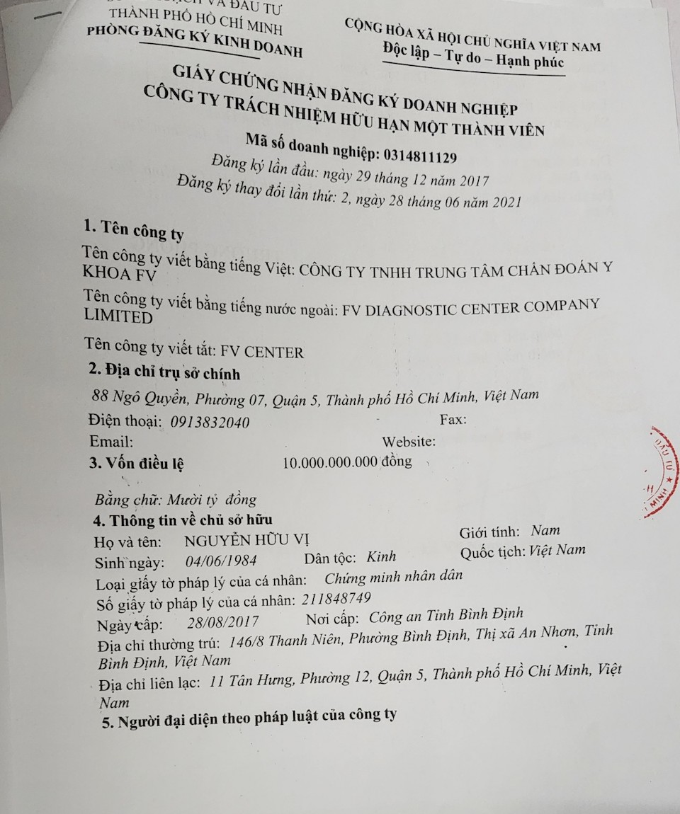 Vụ phòng khám đa khoa “đẻ ra” Bệnh viện thẩm mỹ Việt Sing – bài 3: Tổng Giám đốc Nguyễn Hữu Vị nói gì?