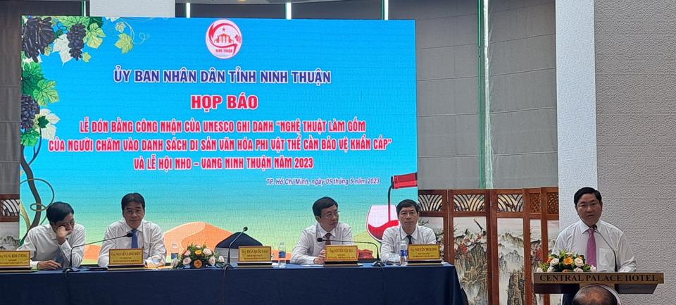 Chuỗi 12 sự kiện đặc sắc tại lễ hội Nho - Vang Ninh Thuận năm 2023