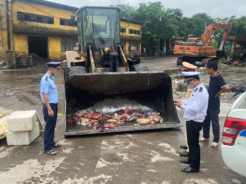 Phú Thọ: Ngăn chặn kịp thời phương tiện vận chuyển 119kg nội tạng không rõ nguồn gốc xuất xứ