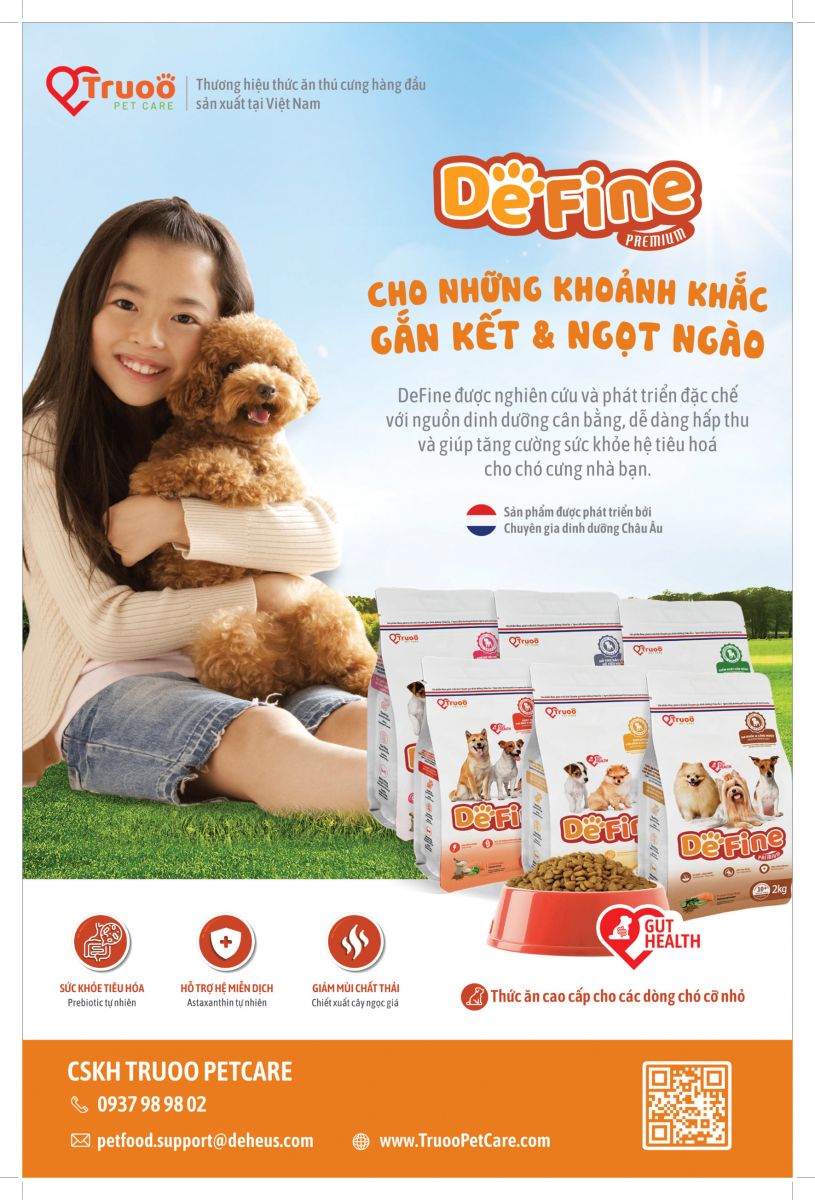 Truoo Pet Care - thương hiệu thức ăn thú cưng hàng đầu sản xuất tại Việt Nam