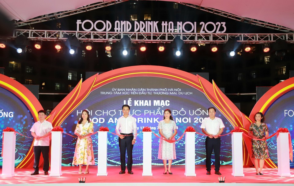 Khai mạc hội chợ “Thực phẩm đồ uống - Food and Drink Ha Noi 2023”