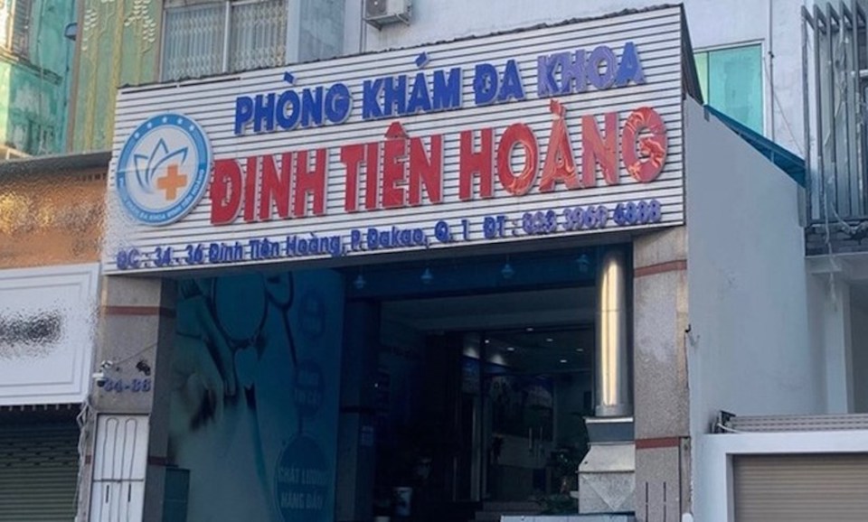 Rút giấy phép hoạt động Phòng khám đa khoa Đinh Tiên Hoàng