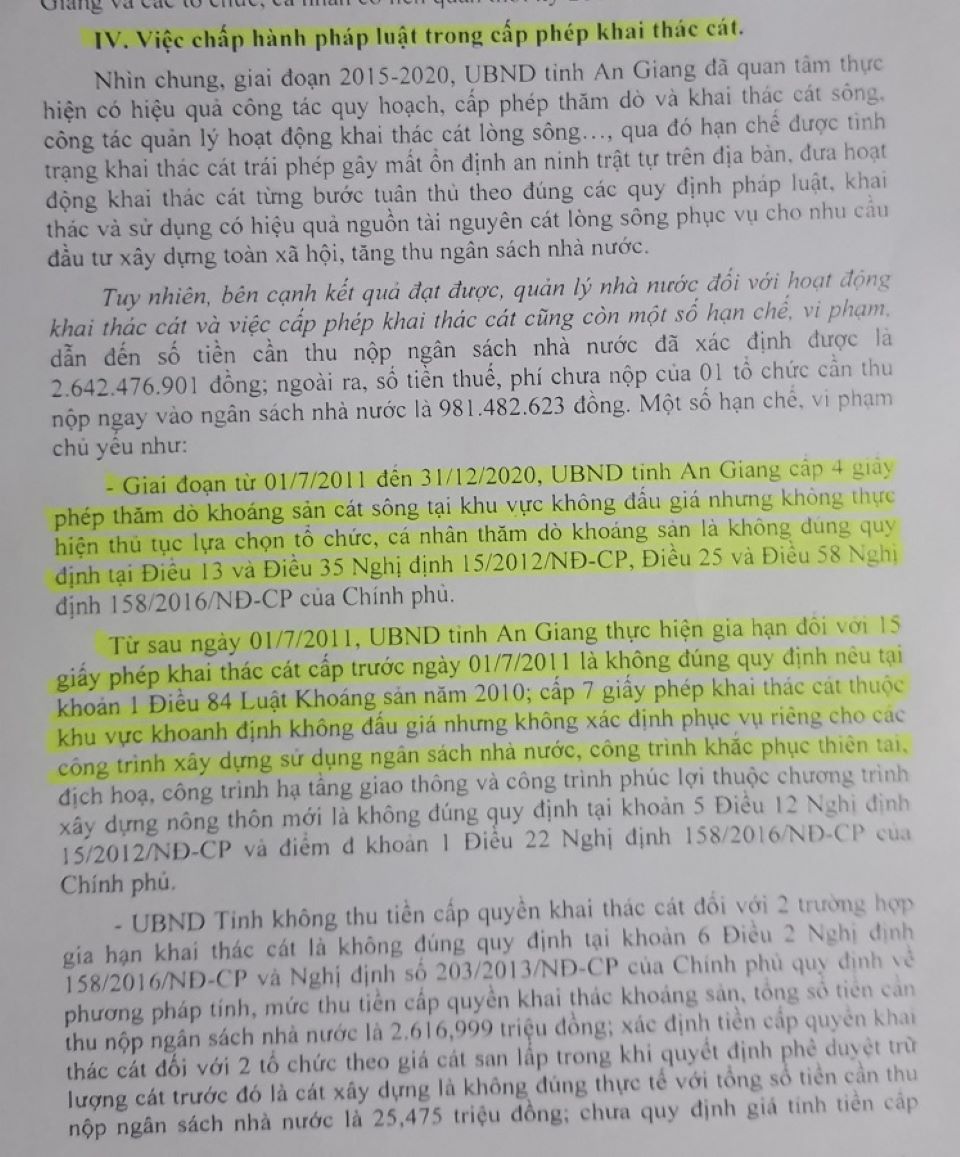 "Cát thổ phỉ” tàn phá những dòng sông ở ĐBSCL - Bài 1: Hàng loạt sai phạm nghiêm trọng trong khai thác cát