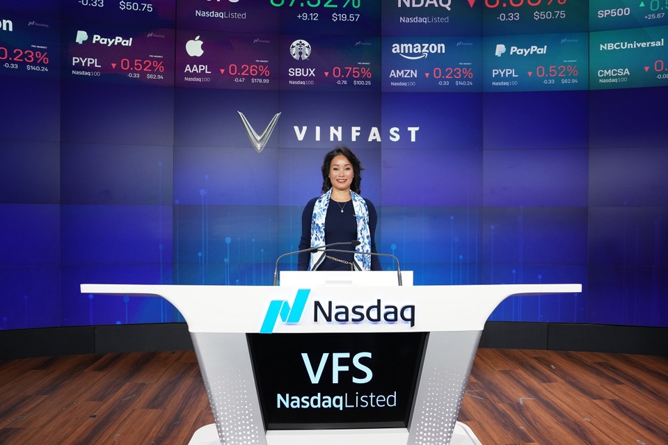 Vinfast chính thức niêm yết trên Nasdaq - Giá trị vốn hoá hơn 23 tỷ USD