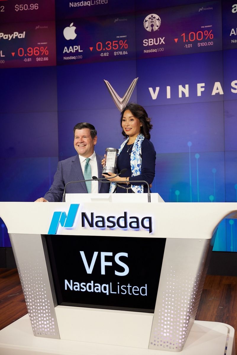 Vinfast chính thức niêm yết trên Nasdaq - Giá trị vốn hoá hơn 23 tỷ USD