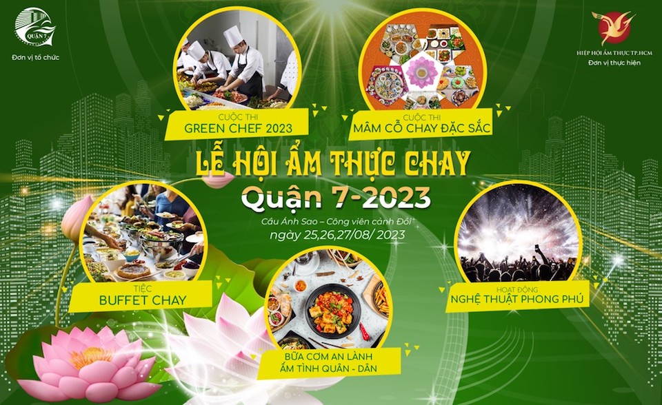 TP Hồ Chí Minh tổ chức Lễ hội Ẩm thực chay tại quận 7