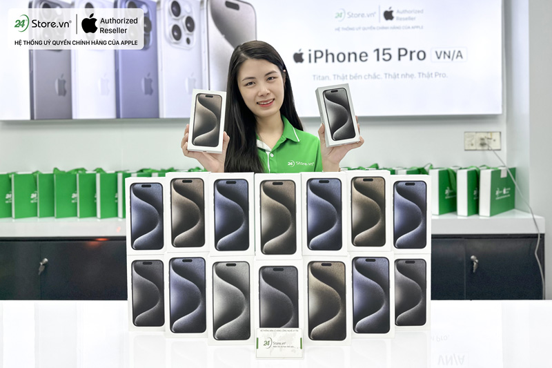 iPhone 15 series đắt hàng tại 24hStore