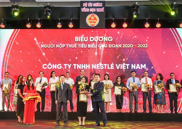 Nestlé Việt Nam tiếp tục nằm trong danh sách doanh nghiệp đóng thuế TNDN lớn nhất Việt Nam