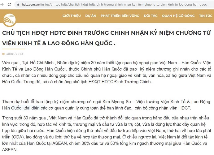 Khởi tố ông Đinh Trường Chinh trong vụ thâu tóm đất "vàng" tại TP Hồ Chí Minh