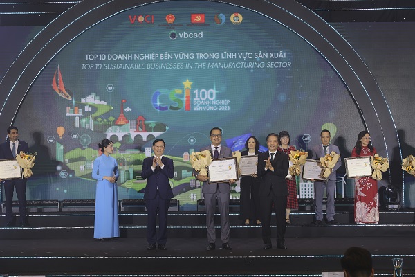 Nestlé Việt Nam dẫn đầu trong Top 100 Doanh nghiệp bền vững năm 2023