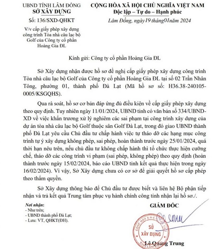 Lâm Đồng: Tháo gỡ khó khăn một số dự án để phát triển kinh tế - xã hội?