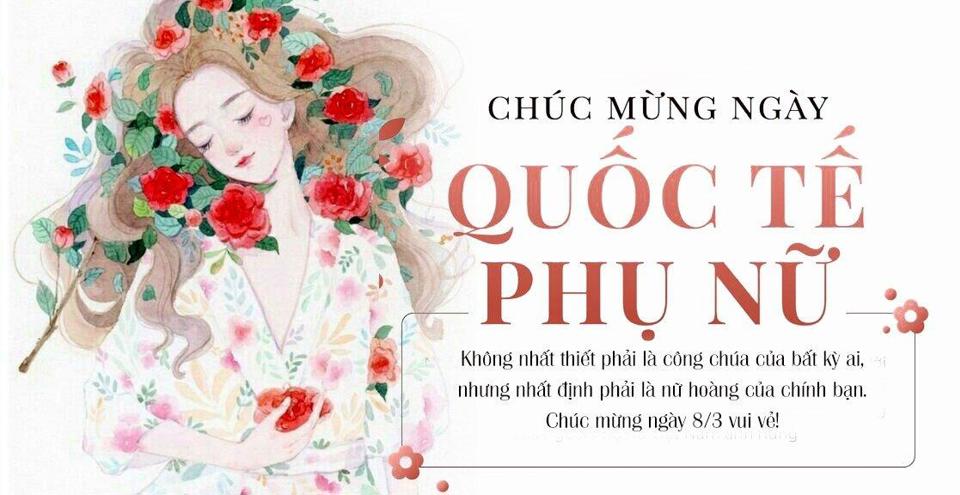 Những mẫu thiệp online chúc mừng ngày Quốc tế Phụ nữ 8/3 đẹp nhất