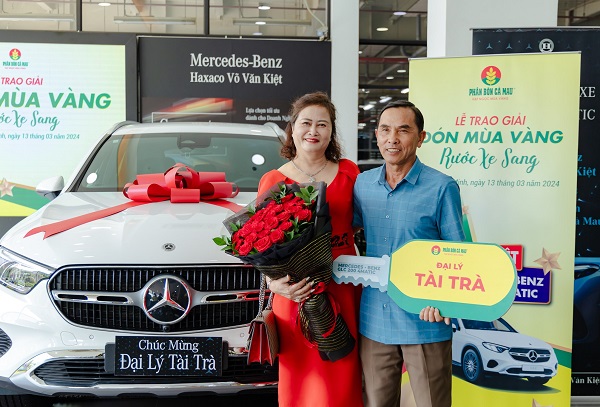 Phân Bón Cà Mau: Chúc mừng khách hàng may mắn tiếp theo lái Mercesdes Benz về nhà