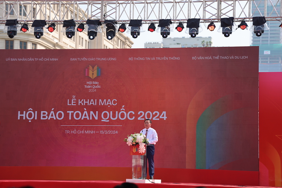 Lãnh đạo Đảng, Nhà nước tham quan Hội báo toàn quốc 2024