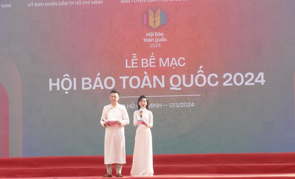 Toàn cảnh lễ bế mạc Hội Báo toàn quốc năm 2024