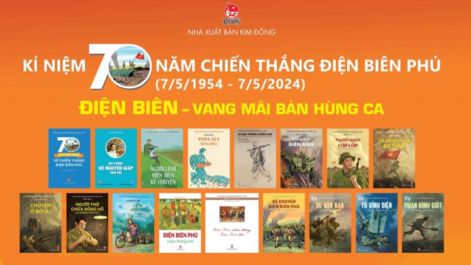 Ra mắt 17 ấn phẩm kỷ niệm 70 năm Chiến thắng Điện Biên Phủ