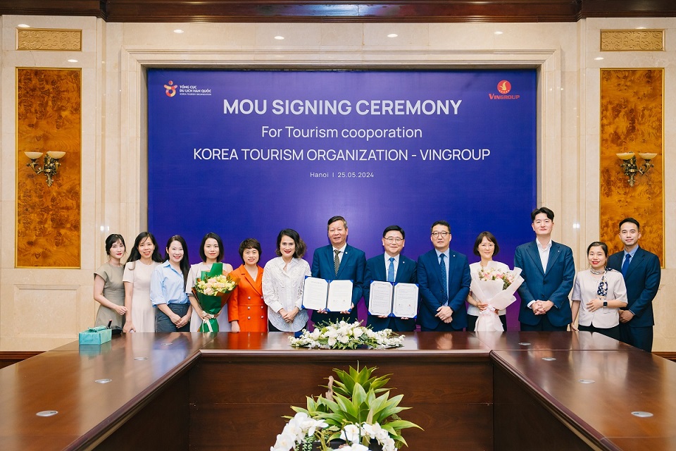 Tổng cục Du lịch Hàn Quốc và VinGroup ký hợp tác thúc đẩy giao lưu văn hoá – du lịch