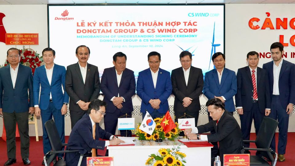 Đồng Tâm Group ký kết hợp tác với Tập đoàn CS Wind của Hàn Quốc