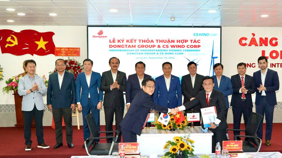 Đồng Tâm Group ký kết hợp tác với Tập đoàn CS Wind của Hàn Quốc