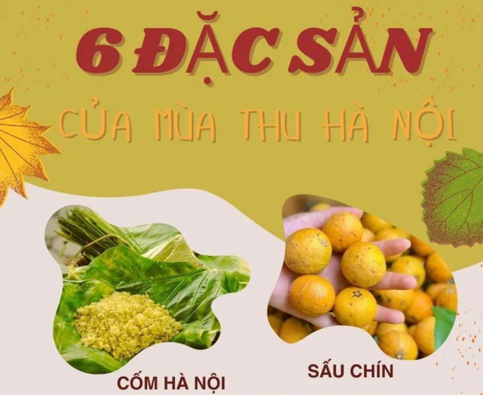 6 đặc sản của mùa Thu Hà Nội