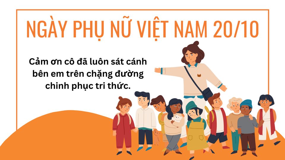 Lời chúc mừng Ngày Phụ nữ Việt Nam 20/10 hay, ý nghĩa tặng cô giáo