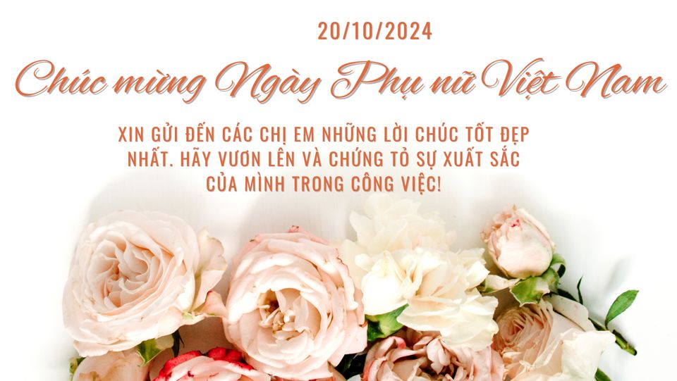 Lời chúc mừng Ngày Phụ nữ Việt Nam 20/10 tặng sếp, đồng nghiệp, nhân viên nữ