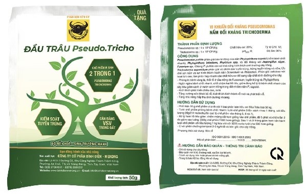 Đặc tính chế phẩm 2 trong 1 kết hợp Pseudomonas & Trichoderma