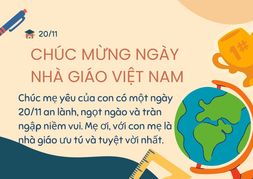 Lời chúc 20/11 ngắn gọn nhất tặng mẹ, vợ, người yêu, anh, chị, em, đồng nghiệp