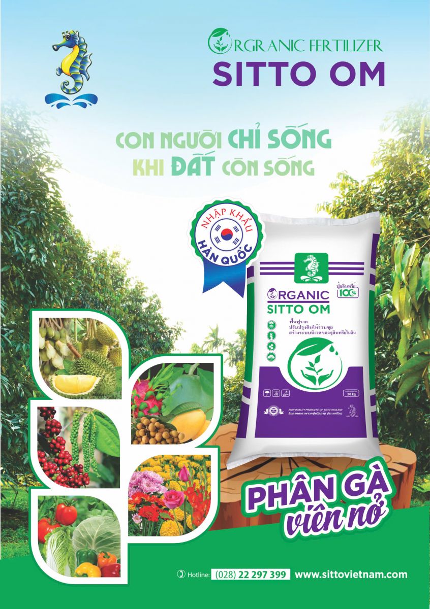 Phân hữu cơ từ phân gà giải pháp cho nền nông nghiệp bền vững