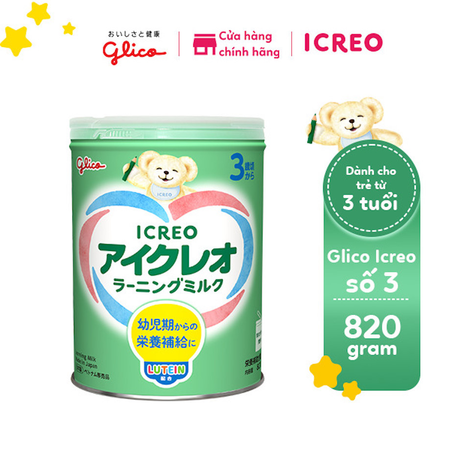 Glico ra mắt sản phẩm bổ sung dinh dưỡng cho trẻ em từ 3 tuổi Glico ICREO Learning Milk