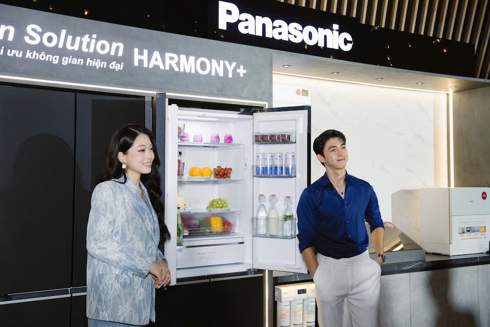 Panasonic giới thiệu tủ lạnh HARMONY+ Edition với thiết kế âm tường Slot-in đột phá