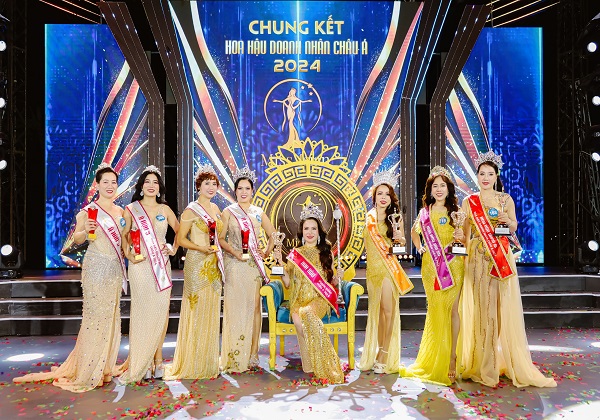 Hoa hậu Lâm Thị Thuỷ “ẵm” 2 giải tại Hoa hậu Doanh nhân Châu Á 2024