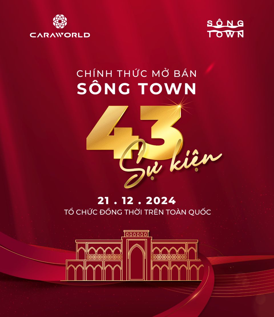 43 sự kiện mở bán Sông Town – CaraWorld diễn ra đồng loạt trên toàn quốc