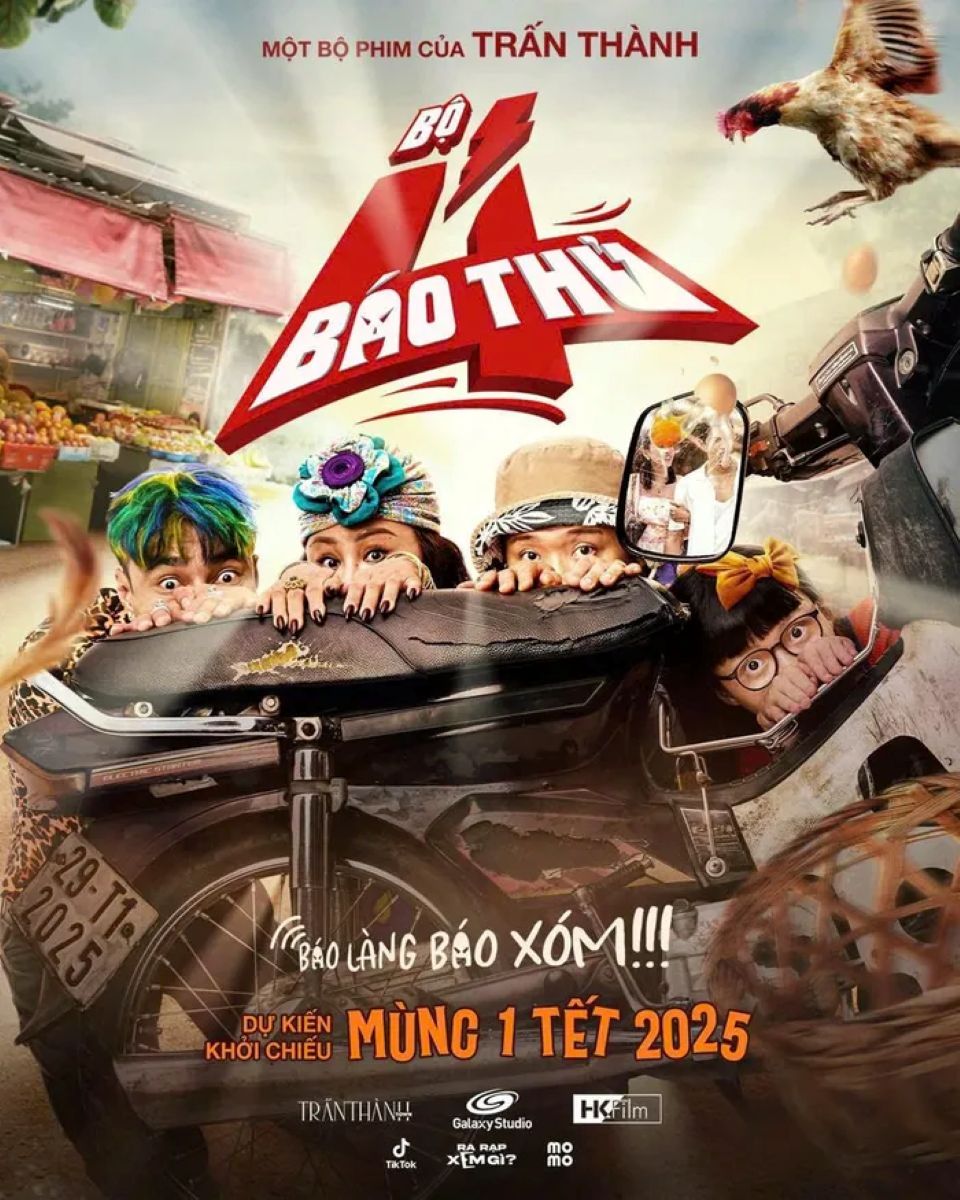 Thị trường phim Tết Việt 2025: "Bộ tứ báo thủ" dẫn đầu doanh thu phòng vé