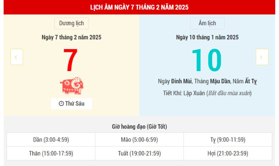 Lịch âm 7/2 chính xác nhất, lịch vạn niên ngày 7/2/2025: Việc nên và không nên làm?