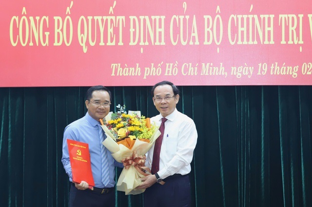 Ông Nguyễn Văn Được làm Phó Bí thư Thành ủy TP Hồ Chí Minh