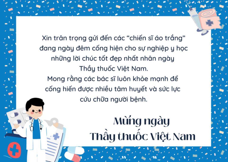 Gợi ý lời chúc ngày Thầy thuốc Việt Nam 27/2 hay và ý nghĩa nhất