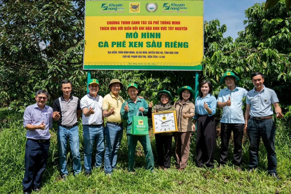 Canh tác cà phê thông minh ứng phó với biến đổi khí hậu