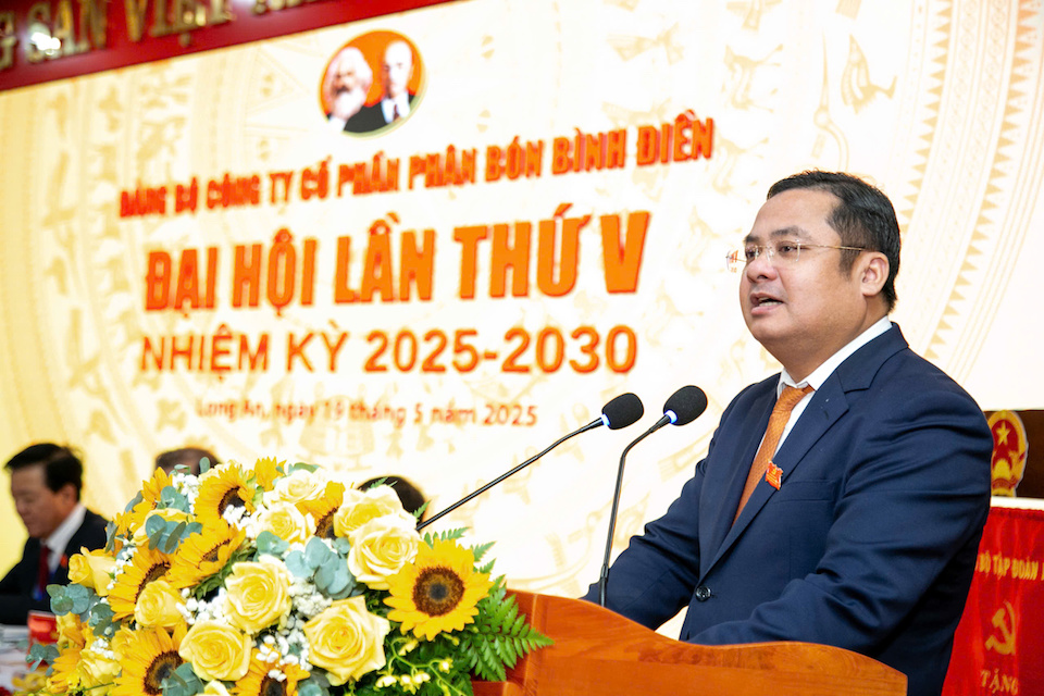 Công ty CP Phân bón Bình Điền tổ chức thành công đại hội Đảng bộ lần thứ V, nhiệm kỳ 2025–2030