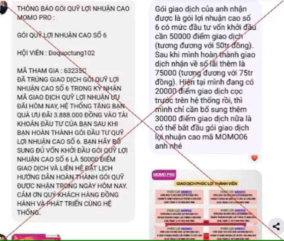Người đàn ông mất hơn 300 triệu đồng vì ứng dụng MoMo Pro giả mạo