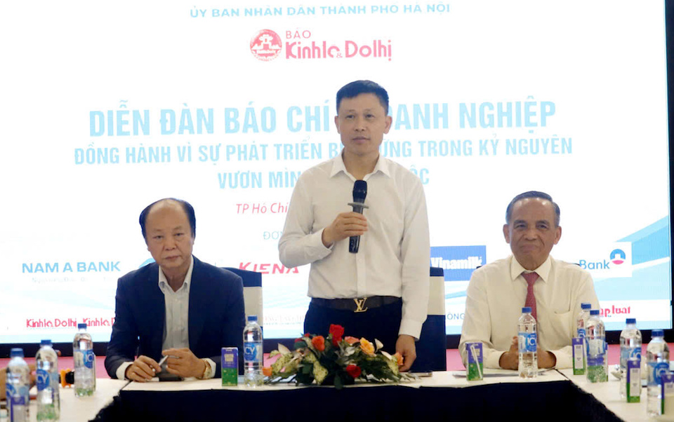 Diễn đàn: “Báo chí đồng hành cùng doanh nghiệp vì sự phát triển bền vững trong kỷ nguyên vươn mình của dân tộc”