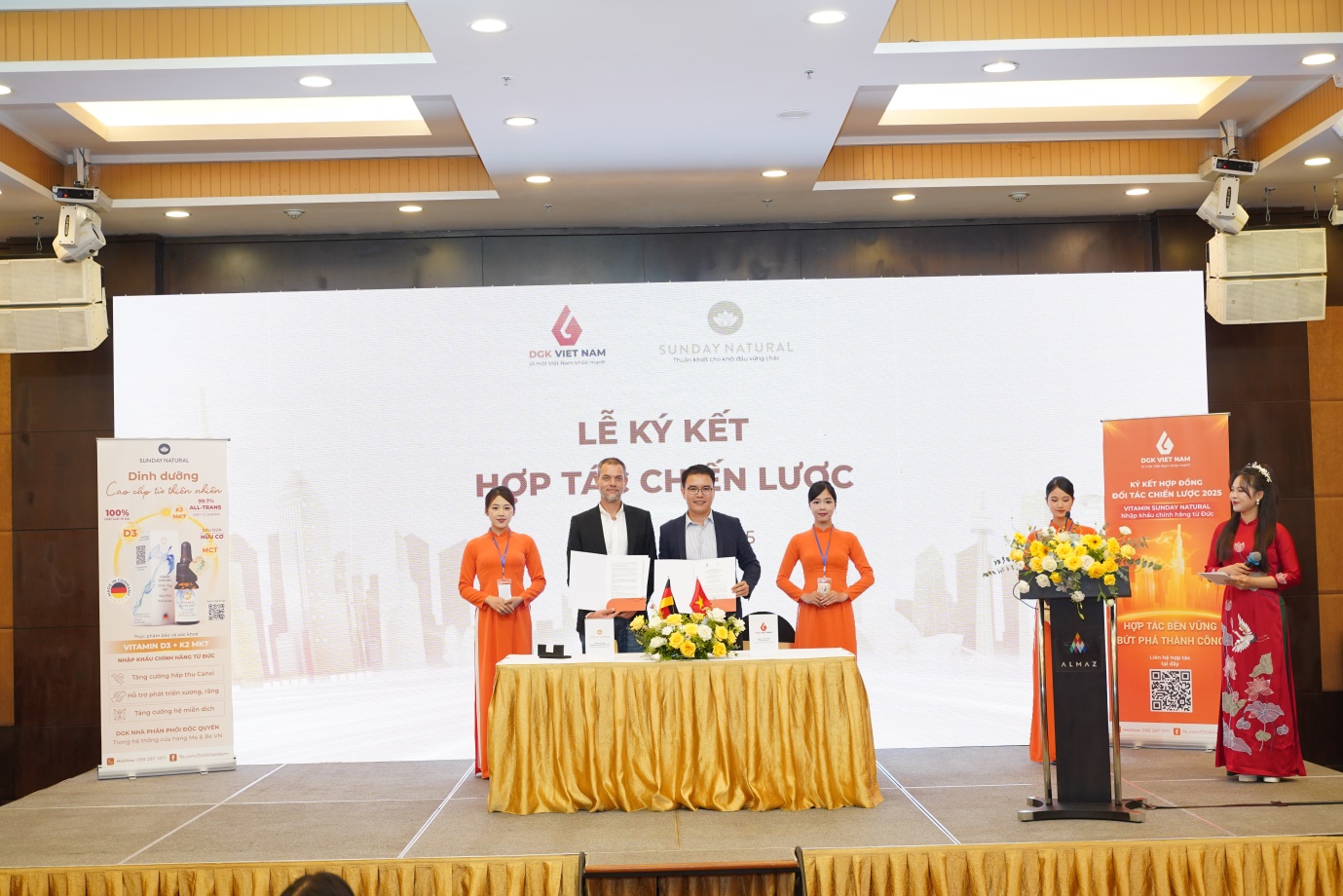 Tập đoàn Sunday Natural bắt tay DGK Việt Nam đưa sản phẩm dinh dưỡng tiêu chuẩn Đức đến người dùng Việt Nam
