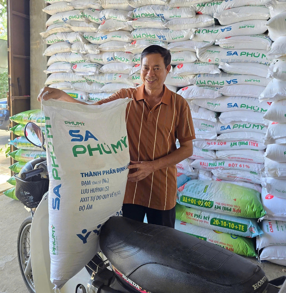 Phú Mỹ cung ứng gần nửa triệu tấn phân bón cho vụ Hè thu/mùa mưa