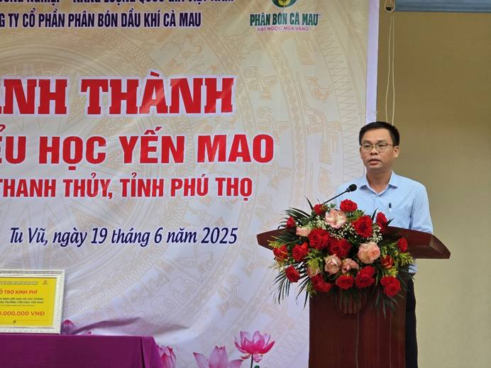 Khánh thành trường tiểu học Yến Mao: Ngôi trường mới cho những ước mơ nhỏ ở miền quê Phú Thọ