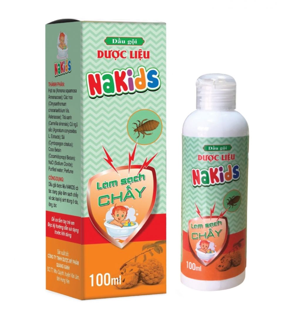 Thu hồi toàn quốc lô dầu gội Nakids trị chấy do không đạt chất lượng