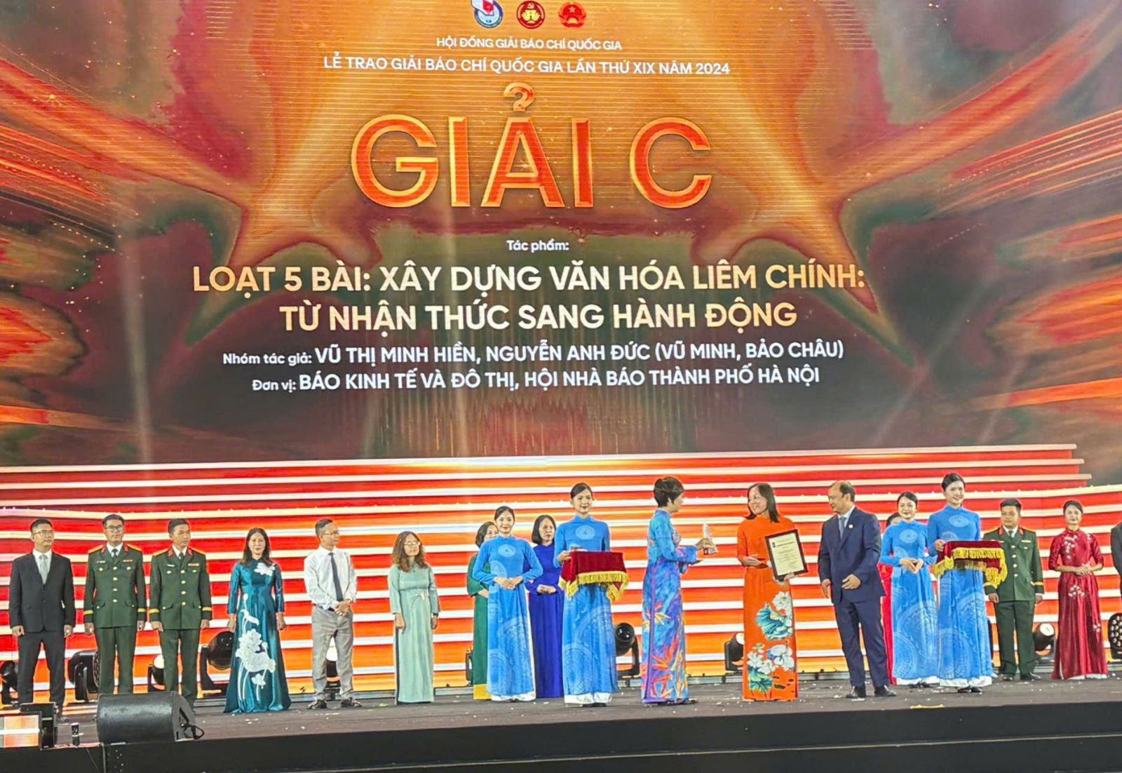 Báo Kinh tế & Đô thị đoạt 3 Giải Báo chí Quốc gia lần thứ XIX - năm 2024